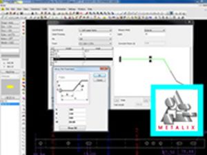 Screenshot aus Biege Programmiersoftware Metalix